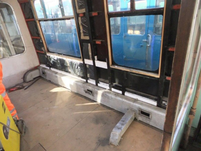 Class 100: Heater ducting in the first class section